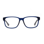 Men's GG0011O-008-55 Optical Frames // Dark Blue + Black