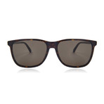 Gucci // Men's GG0017S-002-57 Sunglasses // Havana + Green