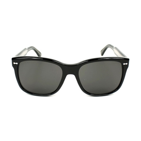 Unisex GG0050S-001-56 Sunglasses // Black + Gray