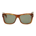 Gucci // GG0052S-004-55 Sunglasses // Brown + Green