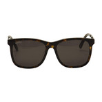 Men's GG0078SK-004-56 Sunglasses // Havana + Brown