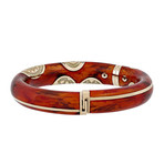 Nouvelle Bague 18k Rose Gold Diamond Bangle Bracelet