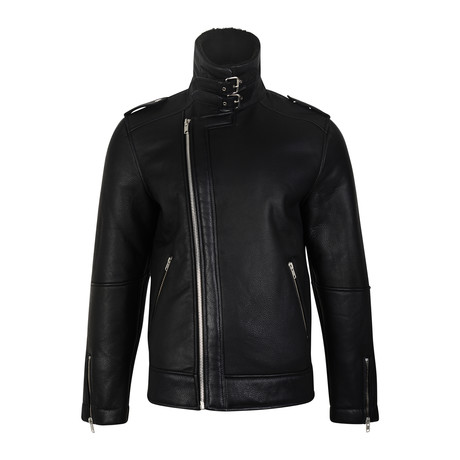 Hoosier Leather Flying Jacket // Black (S)