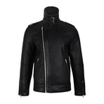 Hoosier Leather Flying Jacket // Black (L)