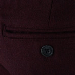 Hornbean Suit Trousers // Wine (M)