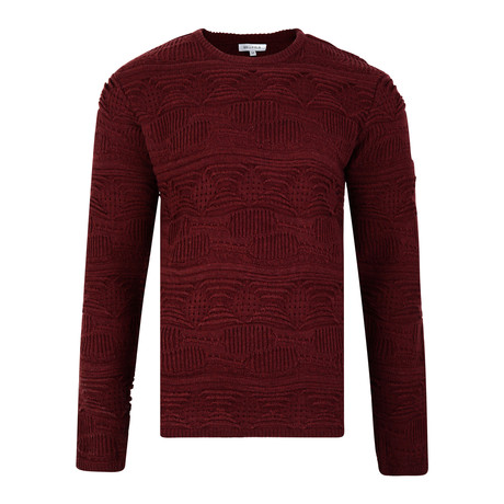 Kennet 3D Jacquard Sweater // Port (S)