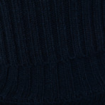 Kilbreck Geo Jacquard Roll Neck Sweater // Navy (L)