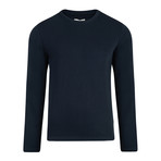 Laird High Neck Sweatshirt // Navy (S)