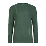 Lance Distressed Sweater // Forest Green (M)
