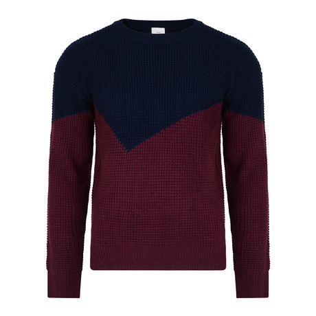 Nonni Block Color Sweater // Navy (S)