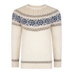 Raggi Jacquard Sweater // Off White (S)