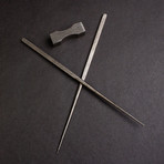 Confucius Damascus Steel Chopsticks