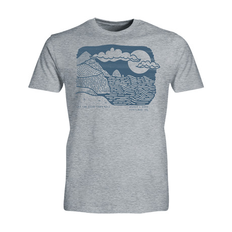 Let The Good Tides Roll Tee // Athletic Heather (S)