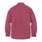 Hawthorne Long Sleeve Button Down Shirt // Wine (XL)