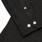 Everyday Denim Shirt // Faded Black (S)