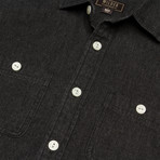 Everyday Denim Shirt // Faded Black (S)