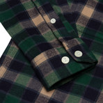 Campfire Flannel Shirt // Green Plaid (XL)