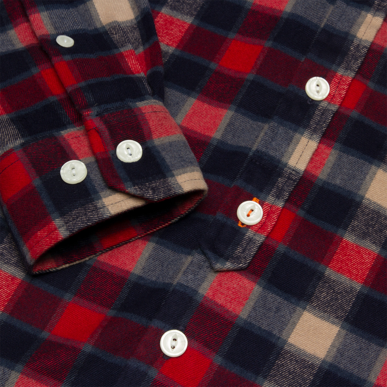 Campfire Flannel Shirt // Red Plaid (S) - Wilder & Sons - Touch of Modern