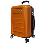Moderno Hardside Spinner Luggage 2 Piece Set (Orange)