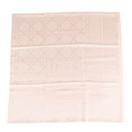 Cannage Silk Wool Scarf // Light Pink