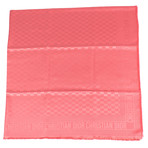 D-Check Silk-Wool Scarf // Pink