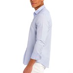 Solid Button-Up Shirt // Baby Blue (M)