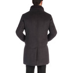Winter Silk ¾ Length Coat // Gray Melange (M)
