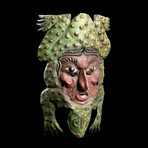 Rare Mexican Copper Festival Mask in the Shape of a Frog // Mexico Early 20th Century CE