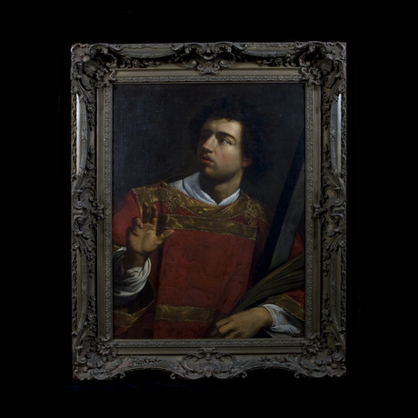 Saint Lawrence. School of Michelangelo Merisi dit “Caravaggio” // Italy Ca. 17th Century CE