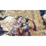Rare Florentine Renaissance Painting over Exotic Alabaster Stone // Italy Ca. 1300-1600 CE