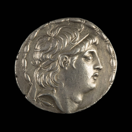 Antiochus VII Euergetes Sidetes Silver Tetradrachm // Seleucid Kingdom Ca. 138 to 129 BCE