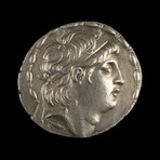 Antiochus VII Euergetes Sidetes Silver Tetradrachm // Seleucid Kingdom Ca. 138 to 129 BCE