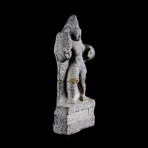 Granite "Dwarpalika" Temple Guardian // India Ca. 18th Century