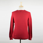 Zegna Sport // Cotton Blend Crewneck Sweater // Red (L)