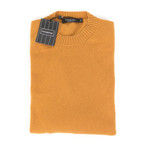 Ermenegildo Zegna // Cashmere Knit Crewneck Sweater // Mustard (Euro: 48)