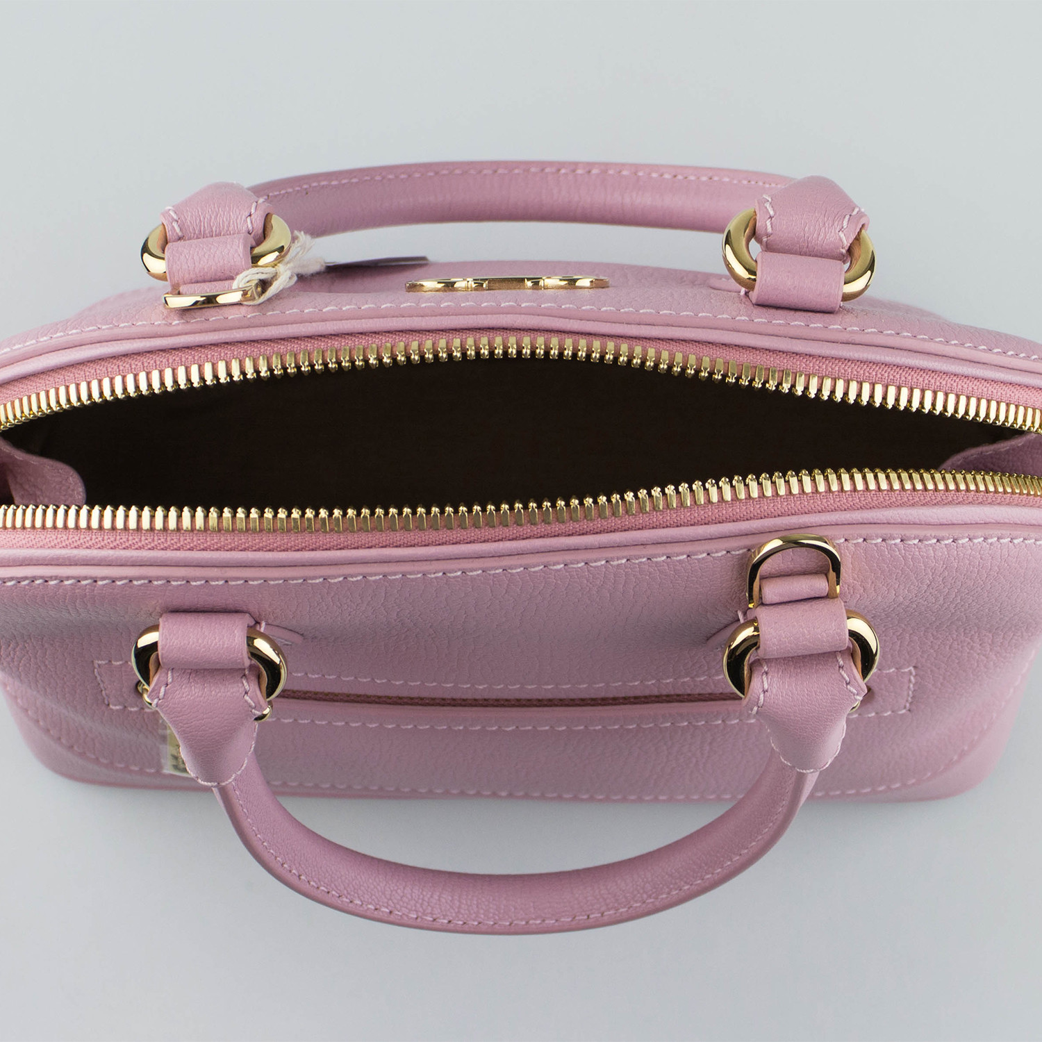 Salvatore Ferragamo // Leather Darina Handbag // Pink - Designer ...