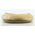 Salvatore Ferragamo // Eden Leather Shoulder Handbag // Beige