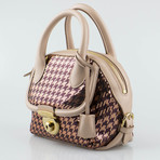 Salvatore Ferragamo // Sequin Mini Fiamma Handbag // Beige