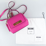 Moschino // Leather Backpack Handbag // Pink