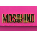 Moschino // Leather Backpack Handbag // Pink