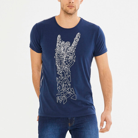 Aden T-Shirt // Navy Blue (M)