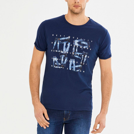 Bellamy T-Shirt // Navy Blue (M)