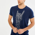 Aden T-Shirt // Navy Blue (2XL)
