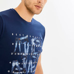 Bellamy T-Shirt // Navy Blue (2XL)