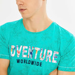 Enver T-Shirt // Turquoise (M)