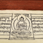 Beautiful Prayer Book Sutra Manuscript // Tibet 19th Century CE