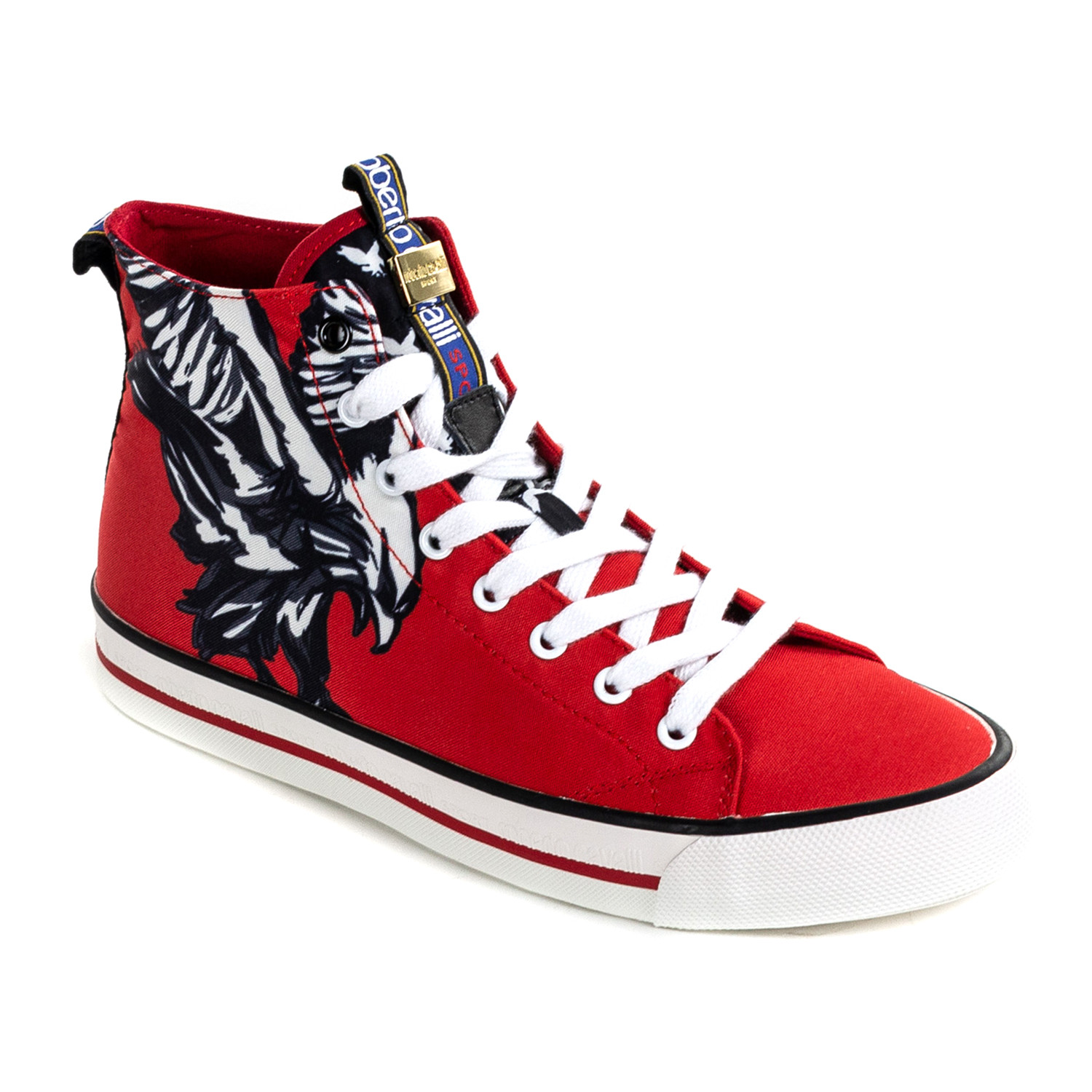 High Top Sneaker // Red (Euro: 40) - Roberto Cavalli - Touch of Modern