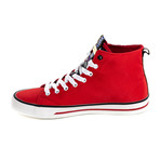 High Top Sneaker // Red (Euro: 40)