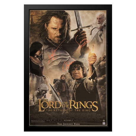 Signed + Framed Poster // Lord of the Rings: The Return of The King