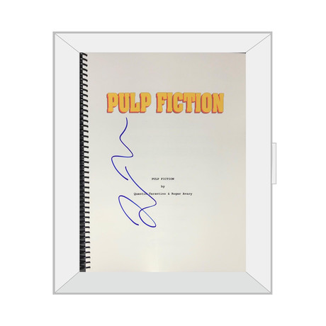 Signed + Framed Script // Pulp Fiction